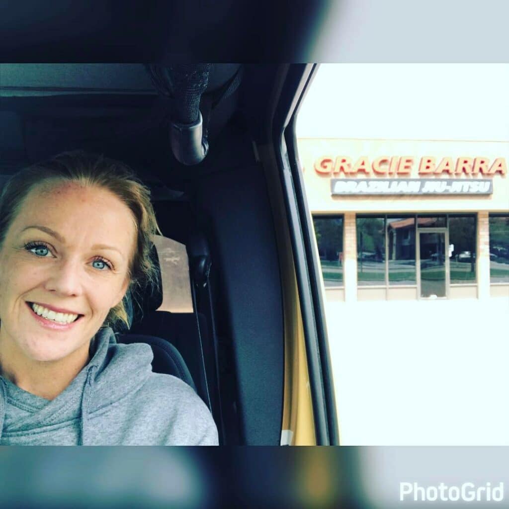 Coach Andrea before opening her own Gracie Barra in Utah