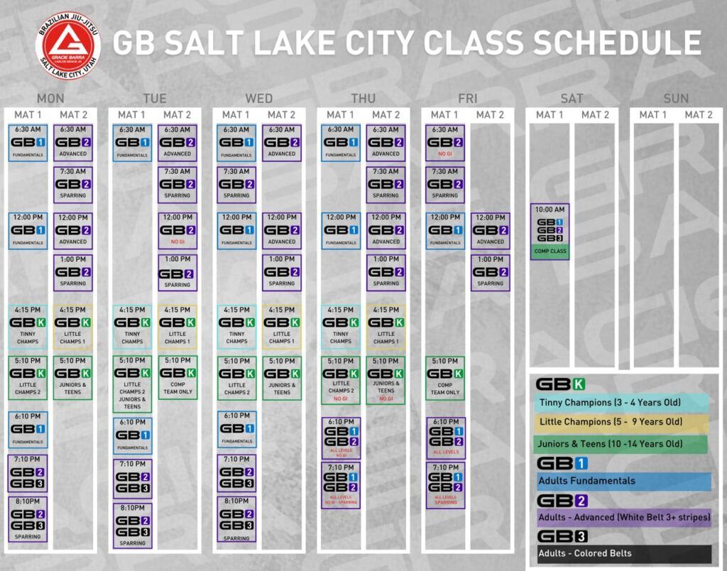 jiu jitsu schedule slc