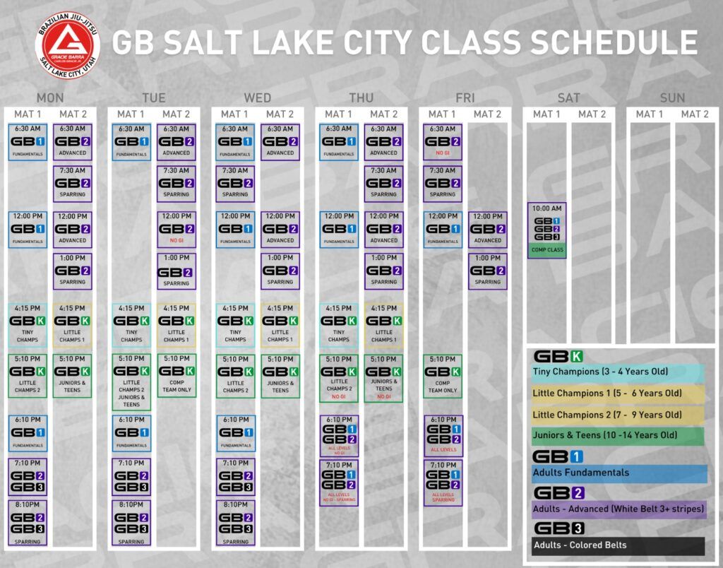schedule jiu jitsu classes slc